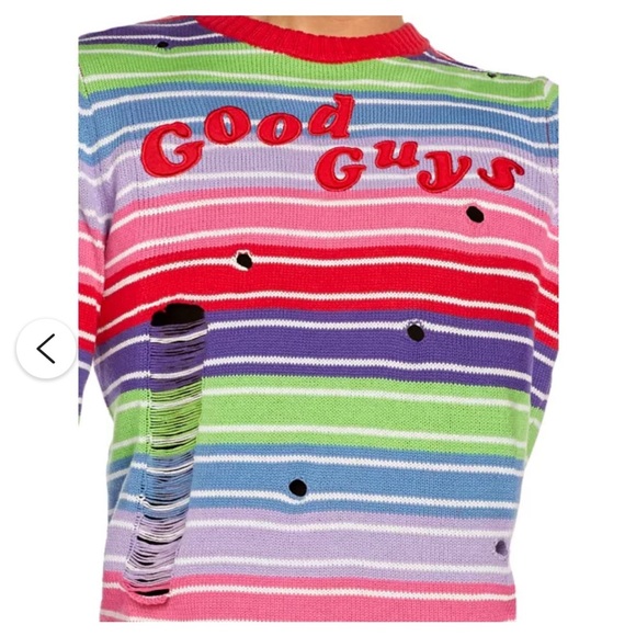 ADULT Chucky Plus Size Sweater/Size XXLarge - Picture 12 of 12